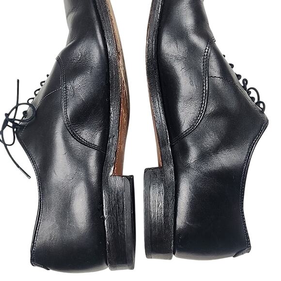 Allen Edmonds Carlyle Black Leather Plain Toe Dress Shoes Mens Size 10 D - Picture 7 of 9